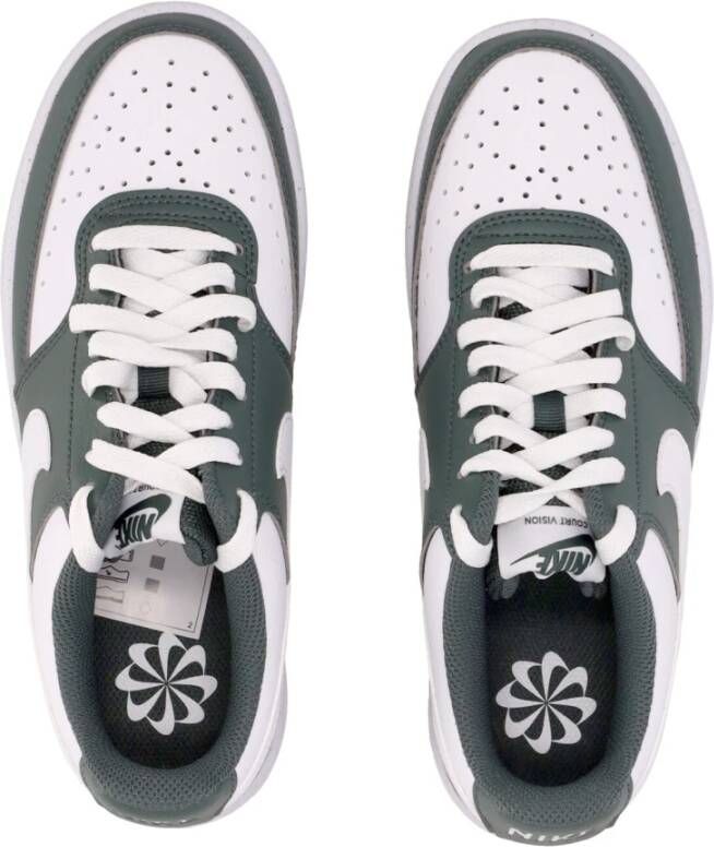 Nike Vintage Green White Court Vision Sneakers Green Dames