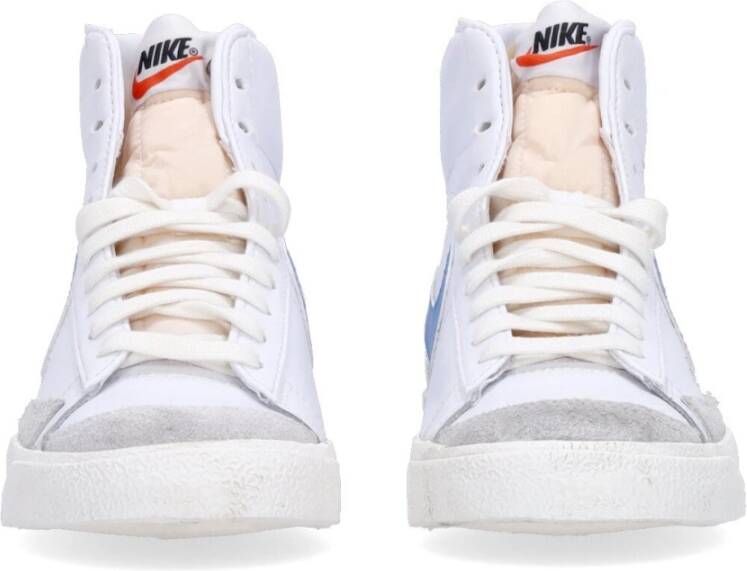 Nike Vintage High Top Sneaker Wit Blauw Zwart White Heren