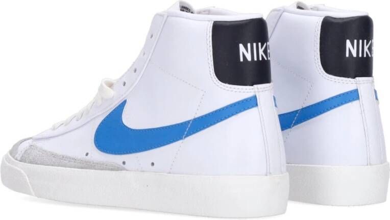 Nike Vintage High Top Sneaker Wit Blauw Zwart White Heren