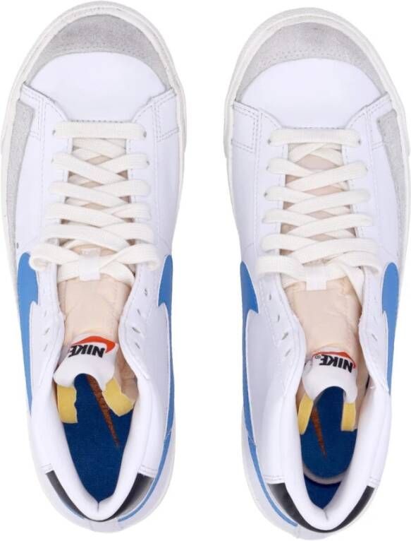 Nike Vintage High Top Sneaker Wit Blauw Zwart White Heren
