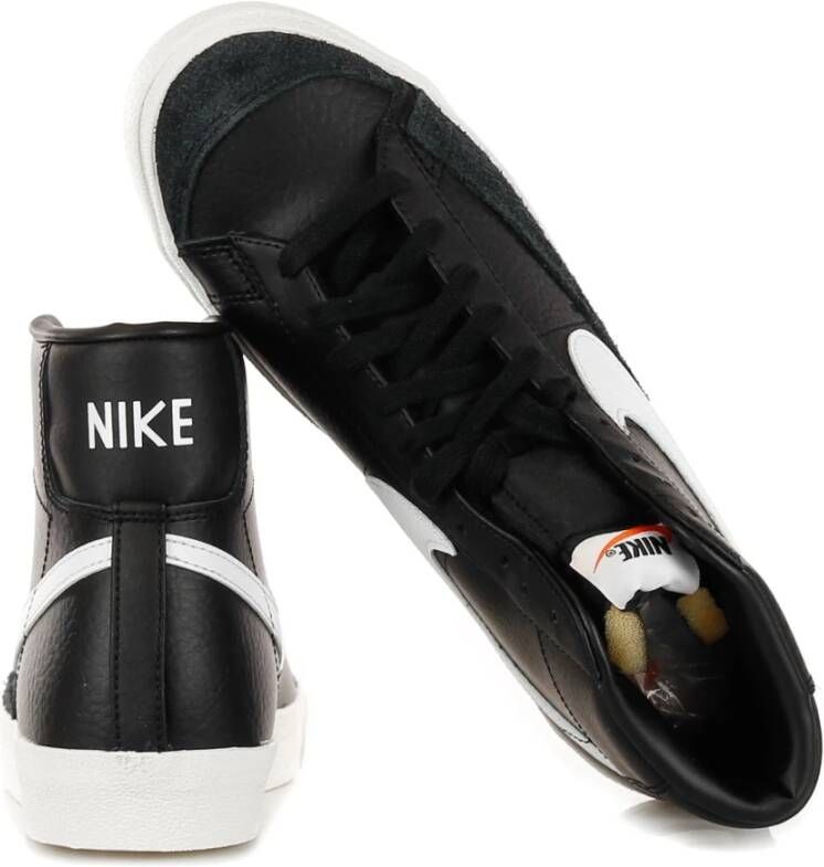 Nike Vintage High Top Sneaker Zwart Wit Black Heren