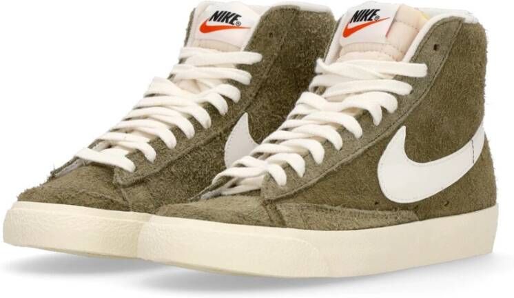 Nike Vintage Hoge Schoen Olijf Zwart Green Dames