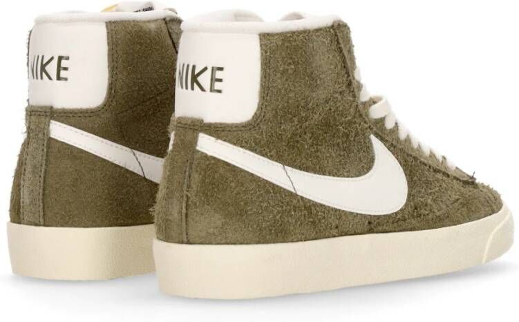 Nike Vintage Hoge Schoen Olijf Zwart Green Dames