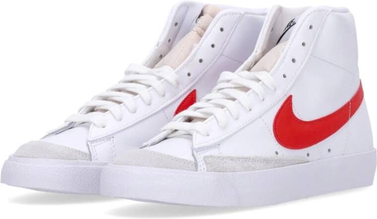 Nike Vintage Hoge Sneaker Rood Wit White Heren
