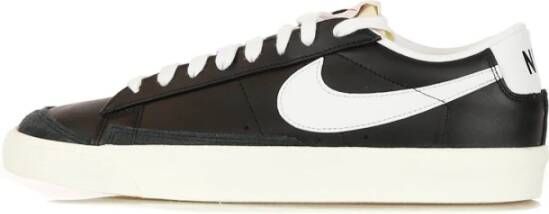Nike Vintage Lage Sneakers Zwart Wit Black Heren