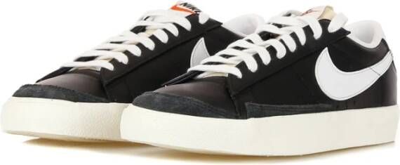 Nike Vintage Lage Sneakers Zwart Wit Black Heren