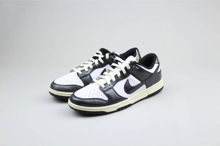 Nike Vintage Panda Dunk Low Premium Sneakers Black Heren