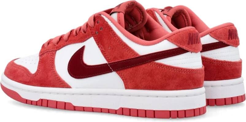 Nike Wit Team Rood Dunk Low Vday Sneakers Red Dames