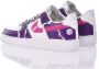 Nike Wit Violet Sneakers Aangepaste Schoenen Multicolor Heren - Thumbnail 3