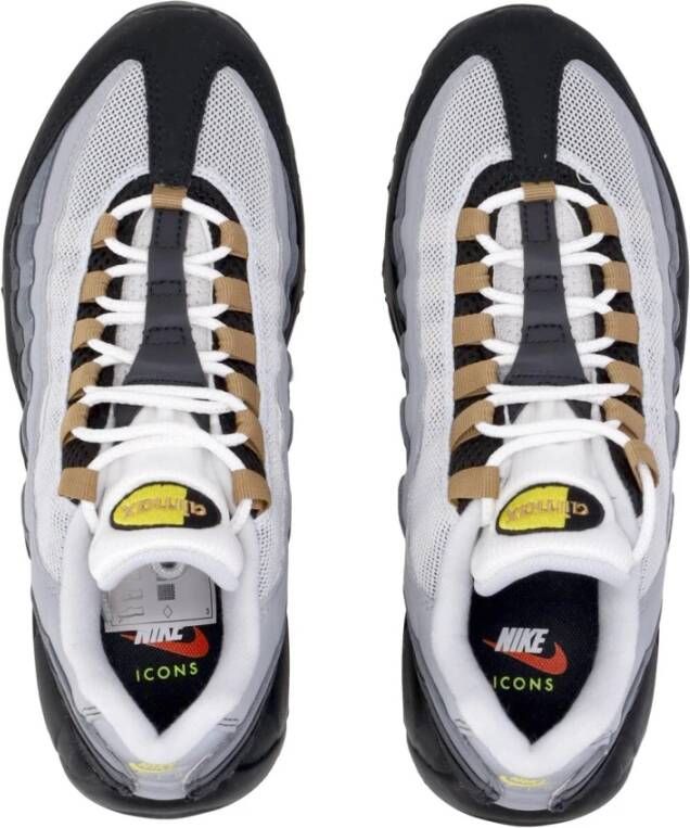 Nike Wit geel Strike Air Max 95 Lage Sneaker Multicolor Heren