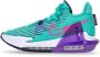 Nike Lebron Witness 6 Clear Emerald Hyper Pink Wild Berry Schoenmaat 40 1 2 Basketball Perfor ce Low CZ4052 300 - Thumbnail 3
