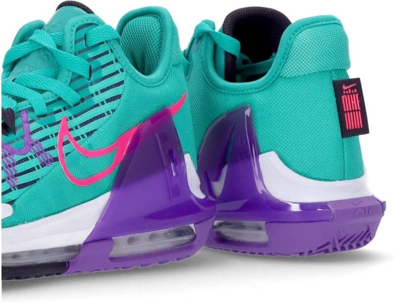 Nike Lebron Witness 6 Clear Emerald Hyper Pink Wild Berry Schoenmaat 40 1 2 Basketball Perfor ce Low CZ4052 300 - Foto 9