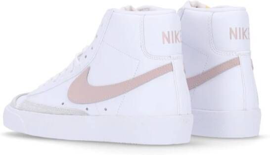 Nike Wit Roze Hoge Sneaker White Heren