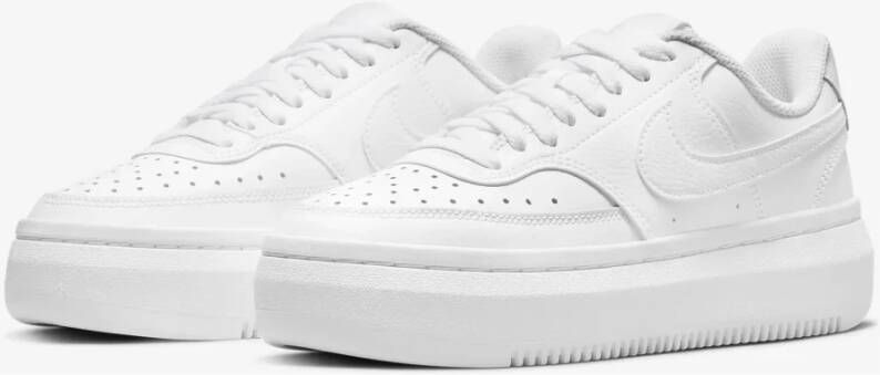 Nike Witte Court Vision Alta Sneakers Dames White Dames