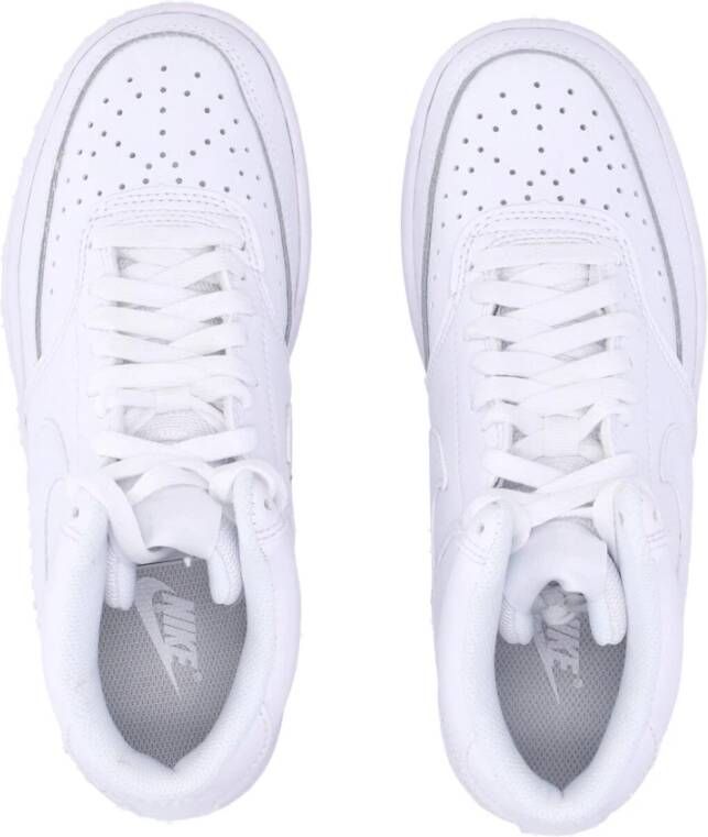 Nike Witte Hoge Court Vision Sneaker White Dames