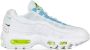 Nike Witte lage schoen met blauwe furie White Dames - Thumbnail 2