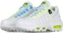 Nike Witte lage schoen met blauwe furie White Dames - Thumbnail 3