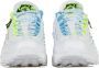 Nike Witte lage schoen met blauwe furie White Dames - Thumbnail 4
