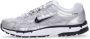 Nike P-6000 White Metallic Silver Pure Platinum Black- Dames White Metallic Silver Pure Platinum Black - Thumbnail 6