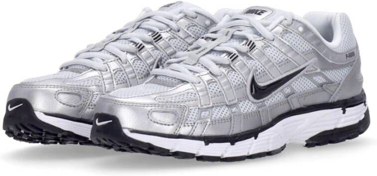 Nike P-6000 White Metallic Silver Pure Platinum Black- Dames White Metallic Silver Pure Platinum Black - Foto 7