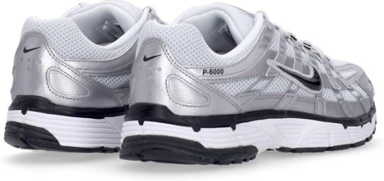 Nike P-6000 White Metallic Silver Pure Platinum Black- Dames White Metallic Silver Pure Platinum Black - Foto 8