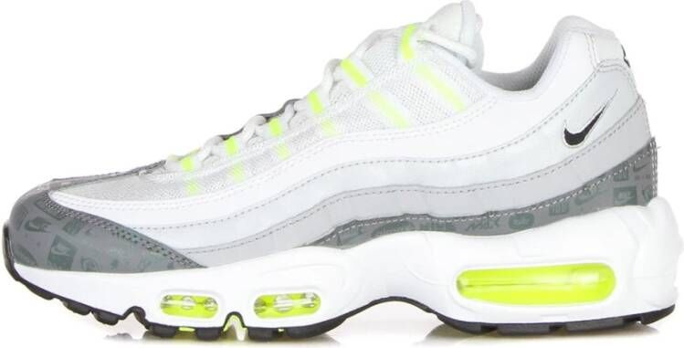 Nike Witte lage sneaker met grijze accenten Multicolor Heren