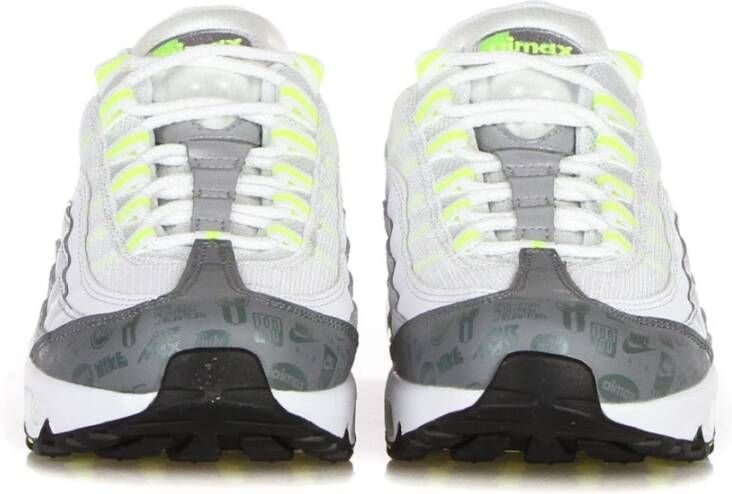 Nike Witte lage sneaker met grijze accenten Multicolor Heren