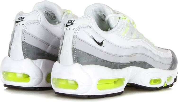 Nike Witte lage sneaker met grijze accenten Multicolor Heren