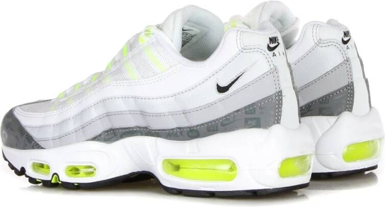 Nike Witte lage sneaker met grijze accenten Multicolor Heren