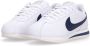 Nike Witte Leren Lage Sneakers White Dames - Thumbnail 3