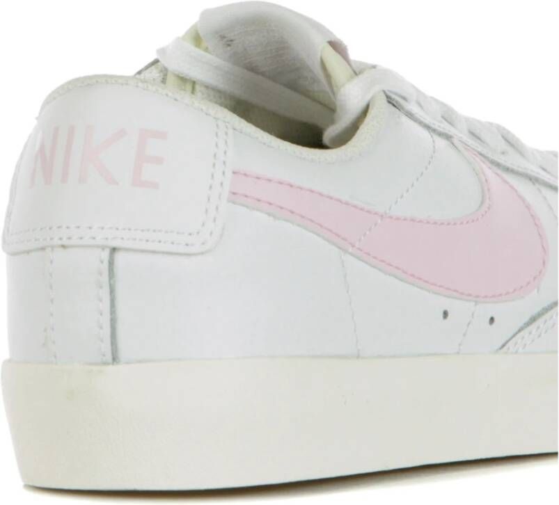 Nike Witte Leren Lage Sneakers White Heren