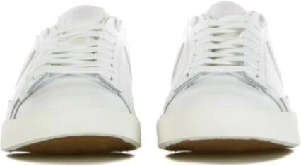 Nike Witte Leren Lage Sneakers White Heren