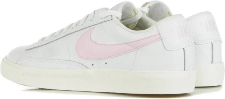Nike Witte Leren Lage Sneakers White Heren