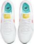 Nike Witte Sportieve Textiel Sneakers Vrouwen White Dames - Thumbnail 4