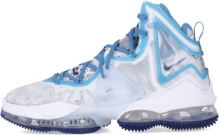 Nike XIX Basketbalschoen Wit Blauw Blue Heren