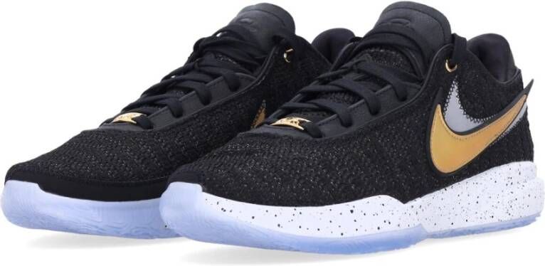 Nike Xx Basketbalschoen Zwart Goud Wit Platina Black Heren