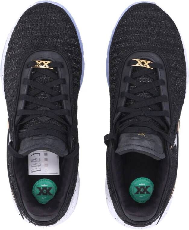 Nike Xx Basketbalschoen Zwart Goud Wit Platina Black Heren