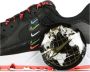 Nike Zwarte lage schoen met Flash Crimson Multicolor Dames - Thumbnail 4