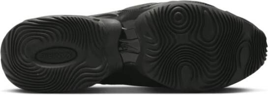 Nike Zwarte Muse Sneakers Metallic Zilver Logo