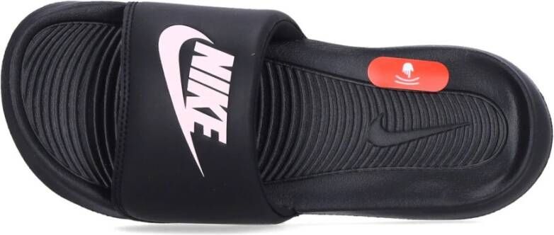 Nike Zwarte Slide Slof met Arctic Pink Black Dames