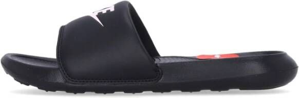 Nike Zwarte Slide Slof met Arctic Pink Black Dames