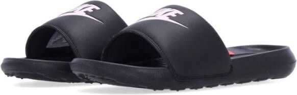 Nike Zwarte Slide Slof met Arctic Pink Black Dames