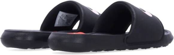 Nike Zwarte Slide Slof met Arctic Pink Black Dames