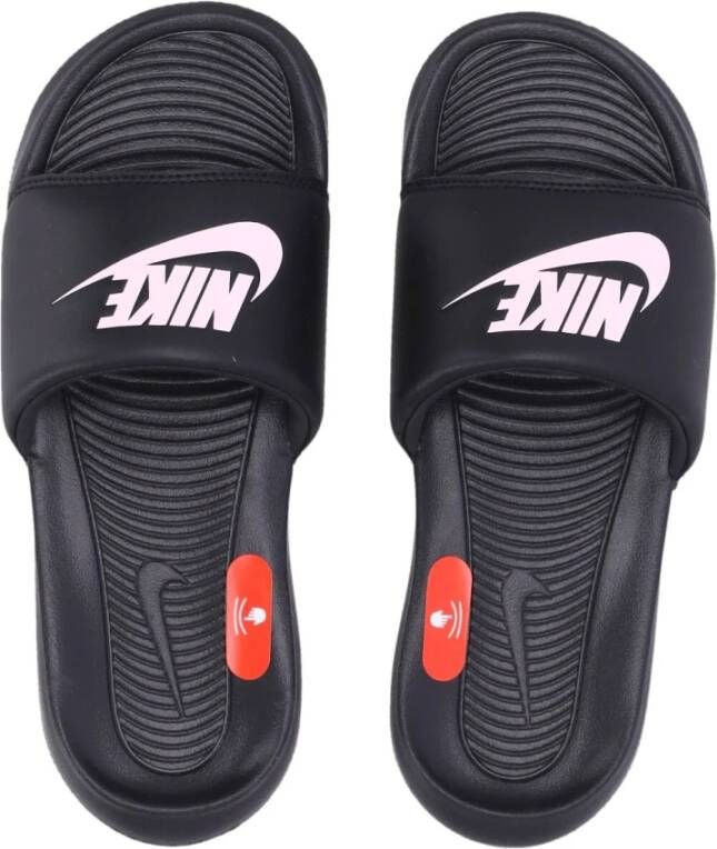 Nike Zwarte Slide Slof met Arctic Pink Black Dames