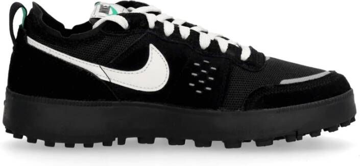 Nike Zwarte Sneakers met Groene Accenten Black Heren