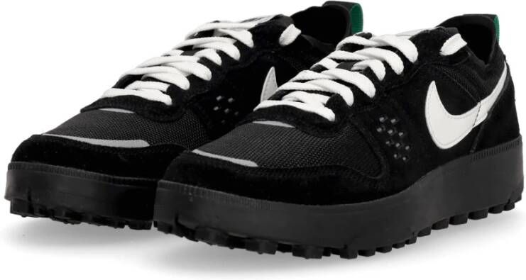 Nike Zwarte Sneakers met Groene Accenten Black Heren