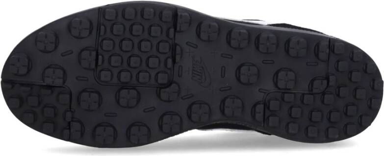 Nike Zwarte Sneakers met Groene Accenten Black Heren