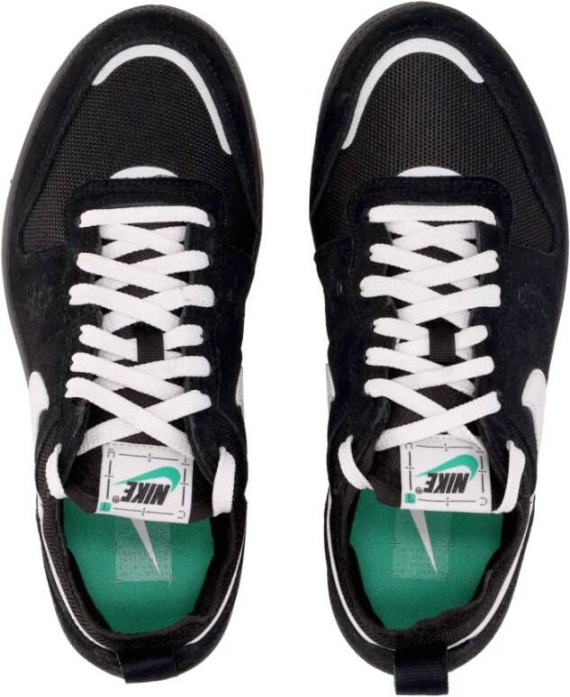 Nike Zwarte Sneakers met Groene Accenten Black Heren