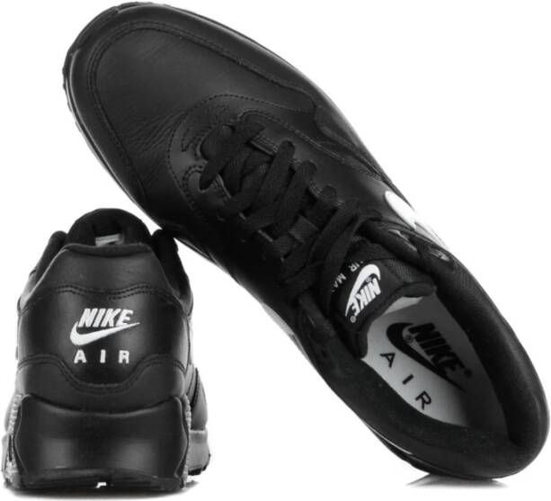 Nike Zwart Wit Air Max 90 1 Lage Sneaker Black Heren