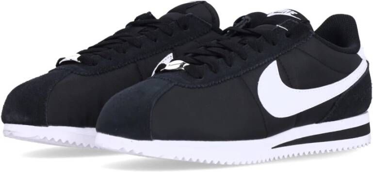 Nike Zwart Wit Cortez Lage Sneaker Dames Black Dames